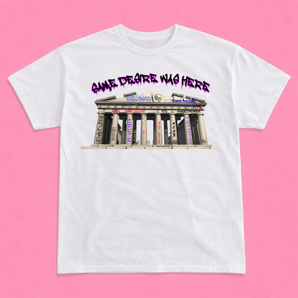 SAME DESIRE WAS HERE short sleeve t-shirt